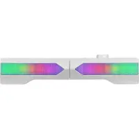 Mars Gaming Hauts-parleurs - Bluetooth Sound Bar MSDUO/ 15W/ 2.0/ White