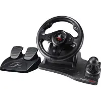 Subsonic Gs550 Steering Wheel And Pedals Argenté