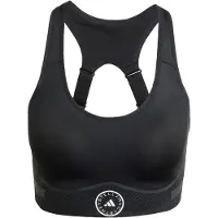 Adidas By Stella Mccartney Soutien-gorge de sport 'TruePace' gris / noir / blanc