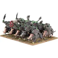 Games Workshop Warhammer ToW - Orc & Gobelin : Chevaucheurs de Sangliers Orc (Matières plastiques)
