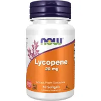 Now , Lycopène, 20 mg, 50 capsules molles