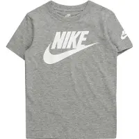 Nike T-Shirt 'Futura Evergreen' gris chiné / blanc
