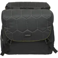 New Looxs Mondi Joy Sacoche double pour vélo - Noir - Eau -Repellent - 38L