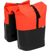 New Looxs Nouveau Looxs Nyborg 34 litres double sacoche - 30 x 17 x 37cm (x2) - Rouge/Noir