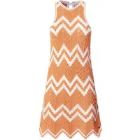 Pepe Jeans Oriana Sleeveless Dress Orange M Femme