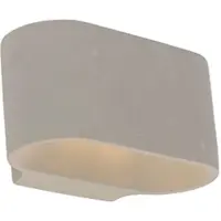 QAZQA Applique murale ovale intelligente en béton avec Zigbee G9 - Arles