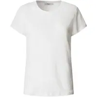 Pepe Jeans pour femme. PL506049 T-shirt à manches courtes Megan blanc (L), Casuel, Coton, Manche courte, Durable