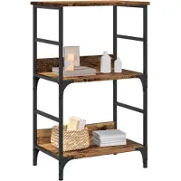vidaXL Bibliothèque vieux bois 50x33x82 cm bois d'ingénierie