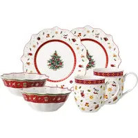 Villeroy & Boch Set de vaisselle 6 pièces Toys Delight | Sélection blanc : Blanc Couleur : Blanc