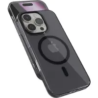 EPICO Étui SlimGlass Mag+ (Apple iPhone 16 Pro Max), Coque pour téléphone portable, Noir
