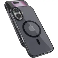 EPICO Étui SlimGlass Mag+ (Apple iPhone 16 Plus), Coque pour téléphone portable, Noir