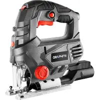 GRUPA TOPEX Scie sauteuse pendulaire 800W, 2 x lames pour bois et plastique, appareil en coffret, course pendulaire 3100 tr/min