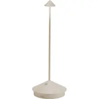 Zafferano Pina Pro Sabbia Lampe De Table Led Rechargeable Et Dimmable Sans Fil