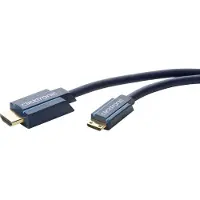 ClickTronic mini HDMI (type C) - HDMI (type A) (2 m), Câble vidéo, Noir