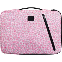 Exacompta Housse pour ordinateur portable Liberty synthétique rose jusqu'à 35,6 cm (14 pouces) (14", Universel), Sac pour notebook, Rose