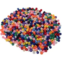 Colorations Colorationen - Ponyperlen Standard 6x9 mm, 1000 Stk.