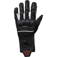 IXS Rapid-STX 1.0 Waterproof Black White Red Motorcycle Gloves Taille 2XL