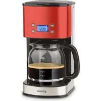 H.Koenig HKoenig Machine à café avec minuterie MG30 rouge