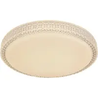 Globo Lighting Plafonnier LED, ciel étoilé, CCT, blanc, 40 cm, OVI