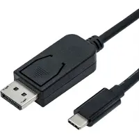 Roline Câble adaptateur USB Type C - DisplayPort, v1.2, ST/ST, 1 m
