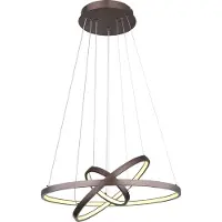 Globo Lighting Lampe à suspendre métal café mat, LED