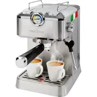 ProfiCook Machine à café expresso Inox PC-ES/KA1267-inox
