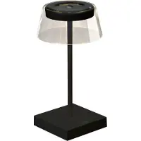 Gnosjö Konstsmide Lampe de table rechargeable Scilla noir