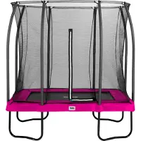 Salta Comfort Edition Trampoline - 214x153cm - Rectangulaire - Rose