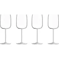 LSA International Verres à Vin Blanc L.S.A. Borough 380 ml (Lot de 4)