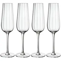 Villeroy & Boch Rose Garden champagneglas 28 cl set van 4