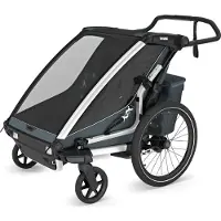 Thule - Poussette/remorque multisports - Chariot Cross 2 Double Dark Slate - Gris