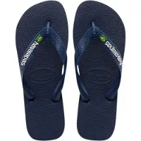 Havaianas Brasil Logo Flip Flops Bleu EU 45-46