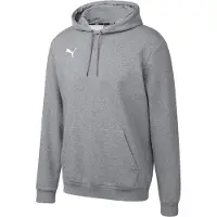 Puma Sweat de sport 'Team Goal' gris chiné / blanc