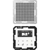 JUNG DABA1WW Smart Radio DAB+ Mono Set (DABA1WW)