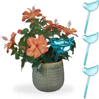 Relaxdays Globes d'arrosage lot de 4 (Boules d'arrosage)