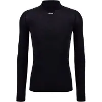 Santini Lana Long Sleeve Base Layer Noir M Homme