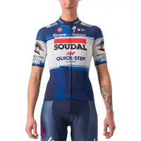 Castelli Competizione 2 Soudal Quick-step 2023 Short Sleeve Jersey Multicolore XL Femme