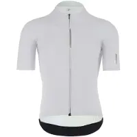 Q36.5 Pinstripe Pro Short Sleeve Jersey Blanc L Homme