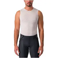 Castelli Pro Mesh 2.0 Sleeveless Base Layer Blanc L Homme
