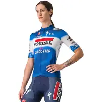 Castelli Competizione 3 W Soudal Quick-step 2024 Short Sleeve Jersey Bleu S Femme