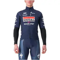 Castelli Gabba Ros 2 Soudal Quick-step 2024 Gore-tex Infinium Windstopper Jacket Bleu M Homme