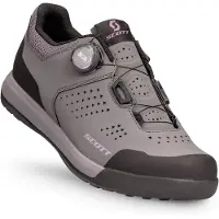 SCOTT - Chaussures de VTT - Shoe W'S Mtb Shr-Alp Boa Clip Grey/Black pour Femme - Taille 38 - Gris