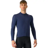 Castelli Espresso Thermal Long Sleeve Jersey Bleu 3XL Homme