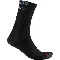 Castelli Bandito Chaussettes Mérinos 18 Noir, Taille S/M
