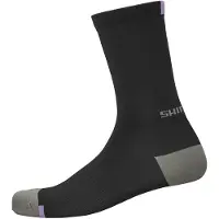 Shimano Hommes, Chaussettes de sport, Performance (41 - 44, M/L), Noir