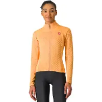 Castelli Sfida Long Sleeve Jersey Orange S Femme