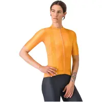 Castelli Fantasia Short Sleeve Tri Jersey Orange XL Femme