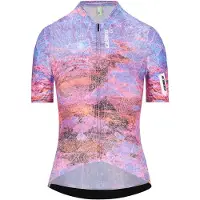 Q36.5 Gregarius Damask Short Sleeve Jersey Violet M Femme