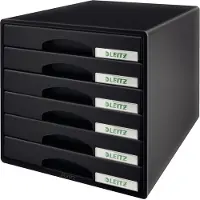 Leitz Plus 6 Small Drawers Buc Drawers Noir Enfants