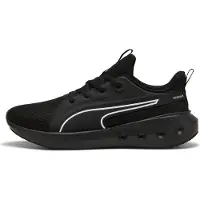 Puma Chaussure de course 'Carson' noir / blanc